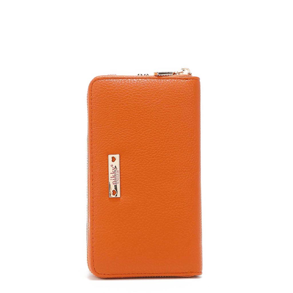 Foto 3 | Cartera Nikky By Nicole Lee color Anaranjado con Broche