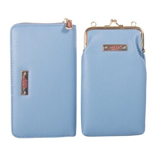Foto 2 | Cartera Nikky By Nicole Lee color Azul con Broche