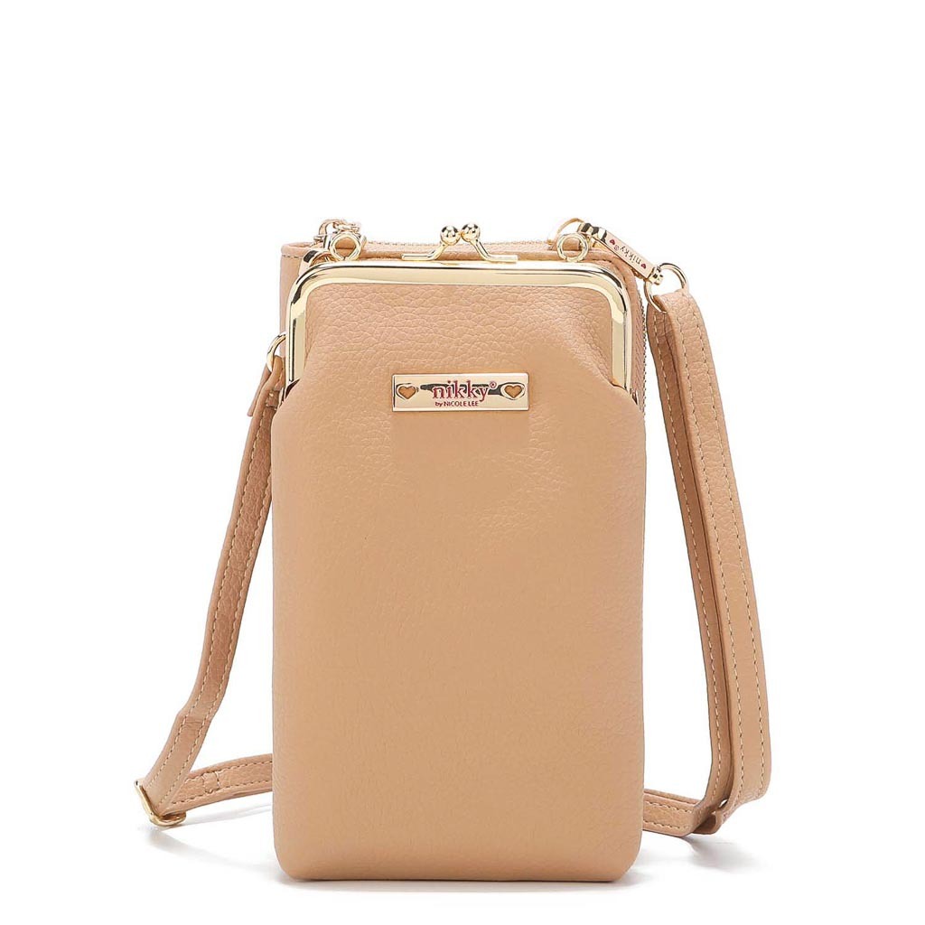 Foto 1 | Cartera Nikky By Nicole Lee color Beige con Broche