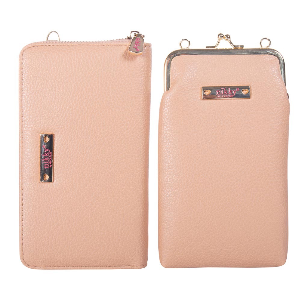 Foto 2 | Cartera Nikky By Nicole Lee color Beige con Broche