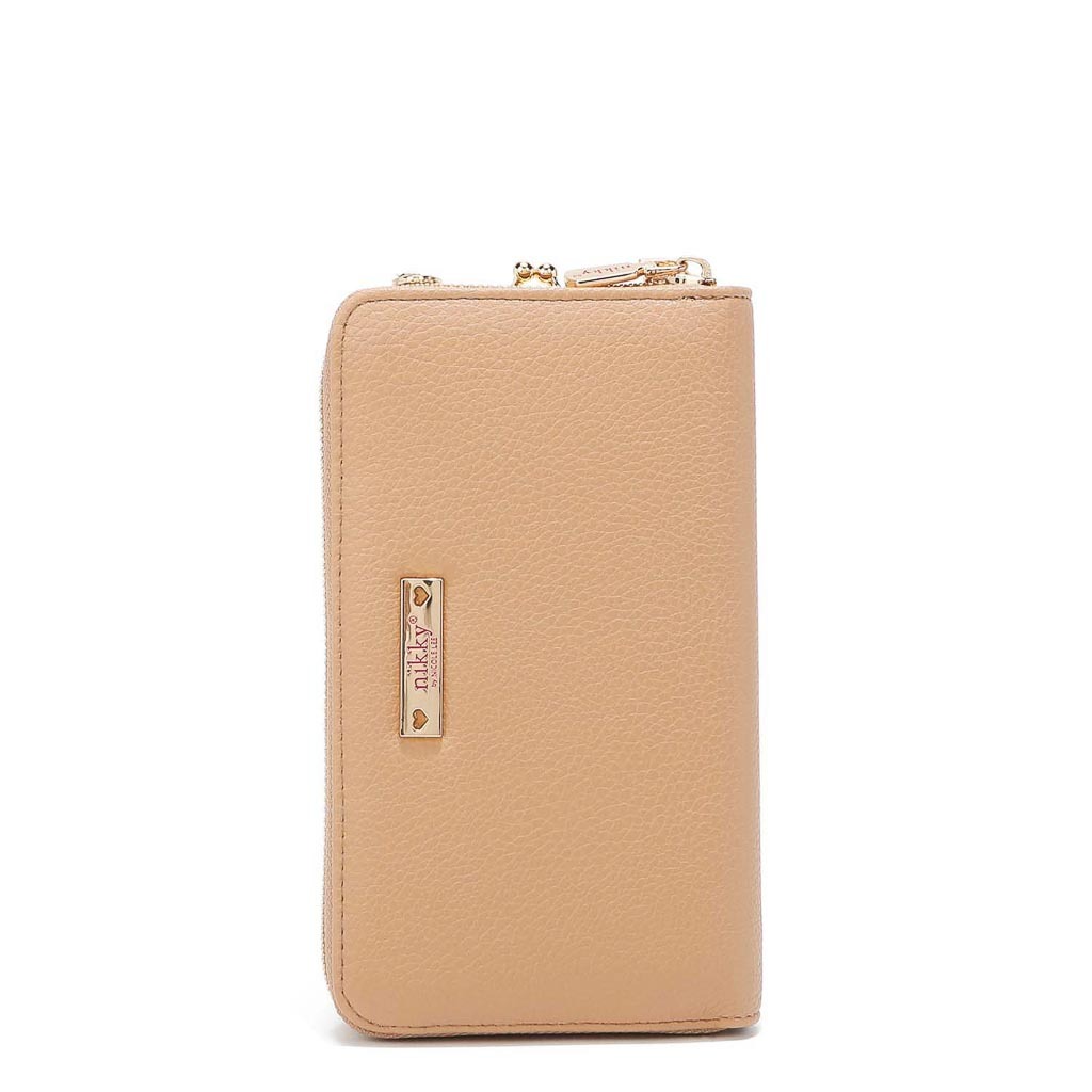 Foto 3 | Cartera Nikky By Nicole Lee color Beige con Broche