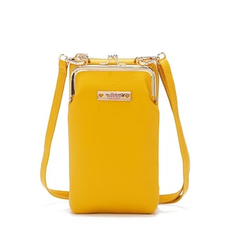 Foto 1 | Cartera Nikky By Nicole Lee color Amarillo con Broche