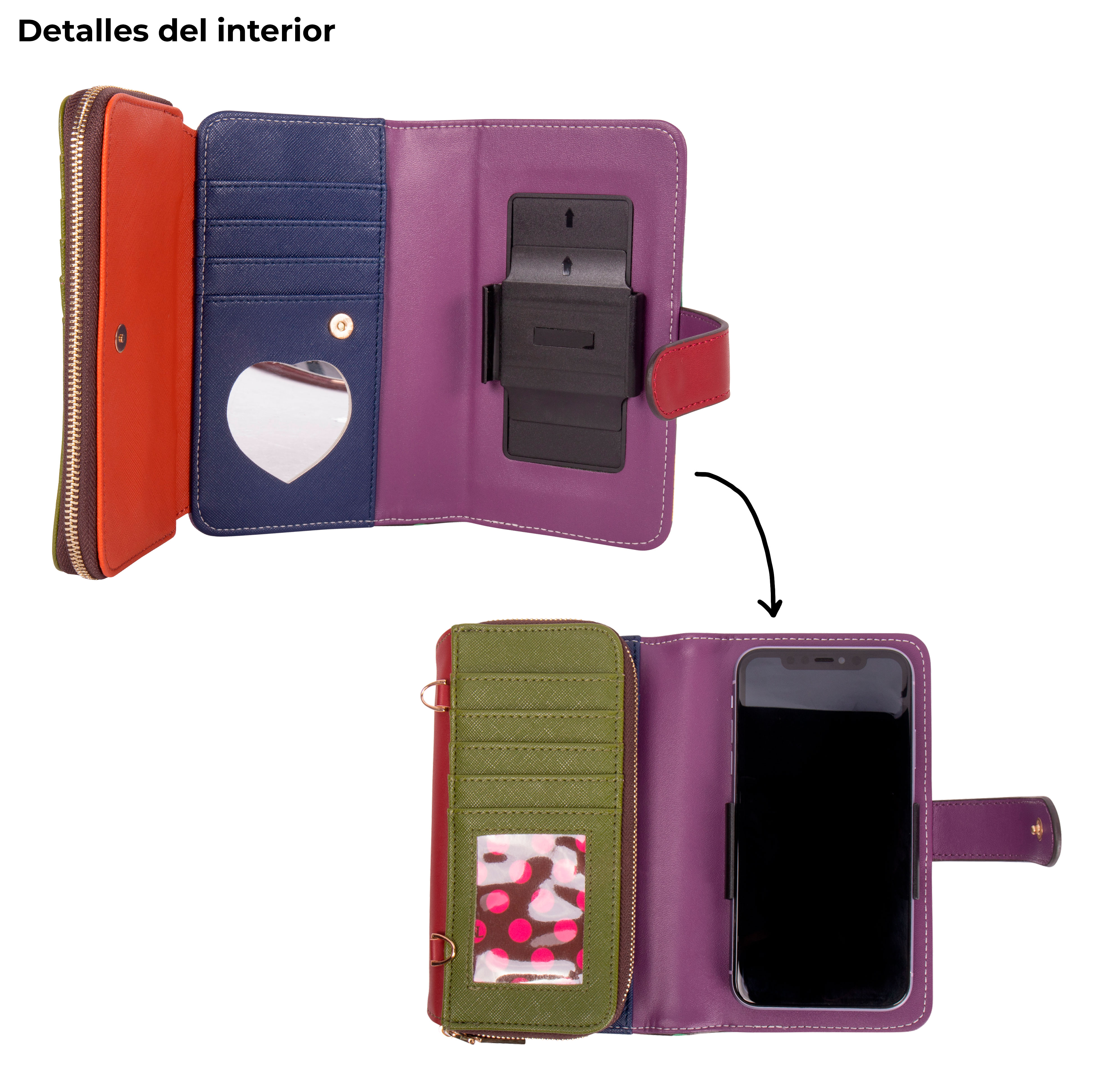 Foto 2 | Set Nicole Lee Portacelular y Reloj Be My Valentine