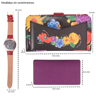 Foto 3 | Set Nicole Lee Portacelular y Reloj Be My Valentine