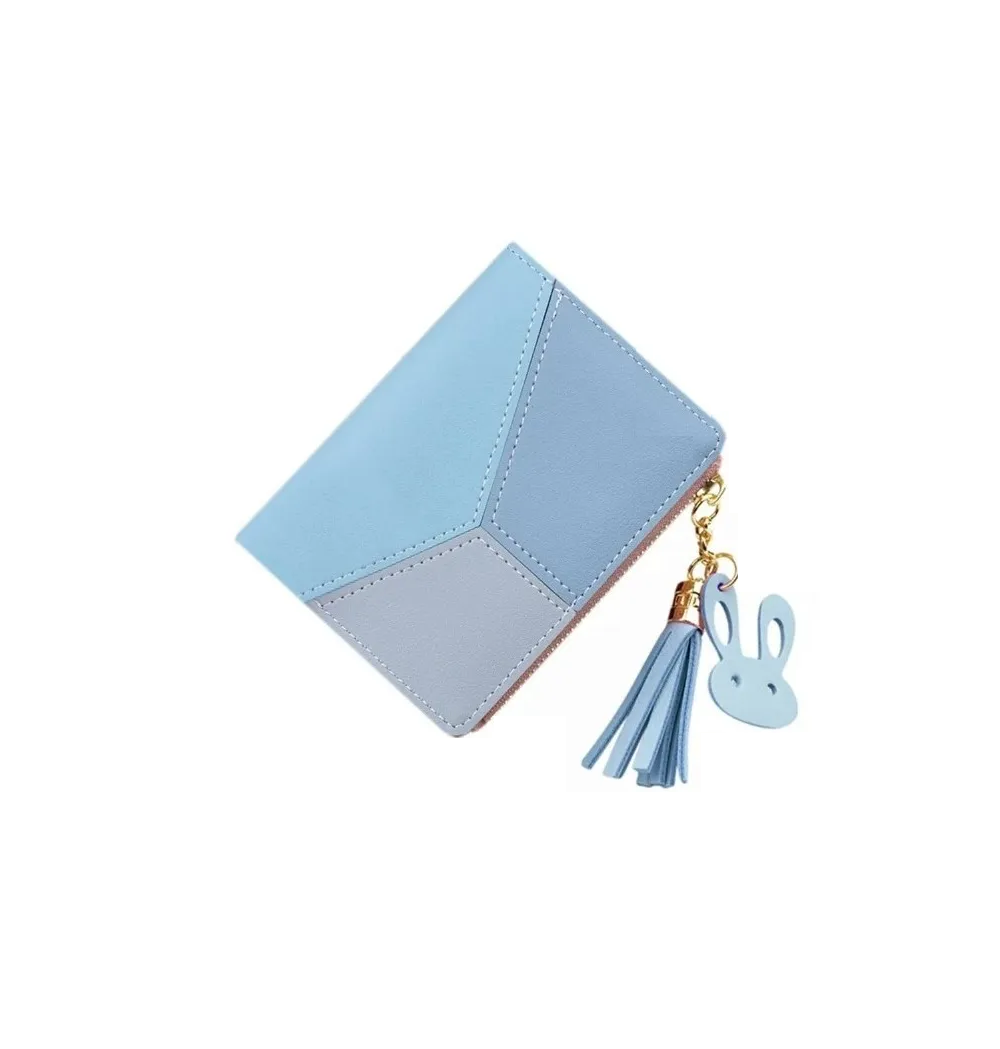 Cartera para Mujer Malubero color Azul con Llavero de Moda