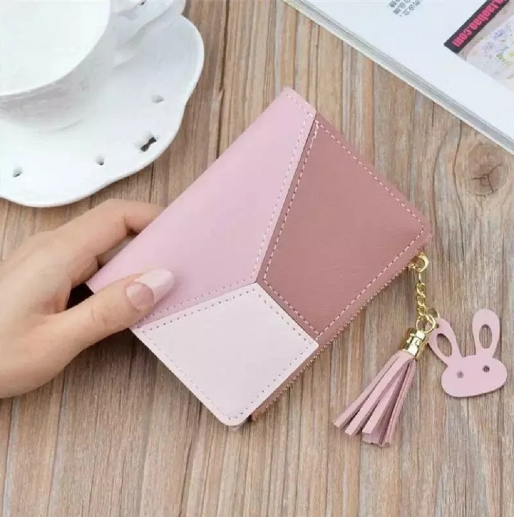 Foto 2 | Cartera para Mujer Malubero color Rosa con Llavero de Moda
