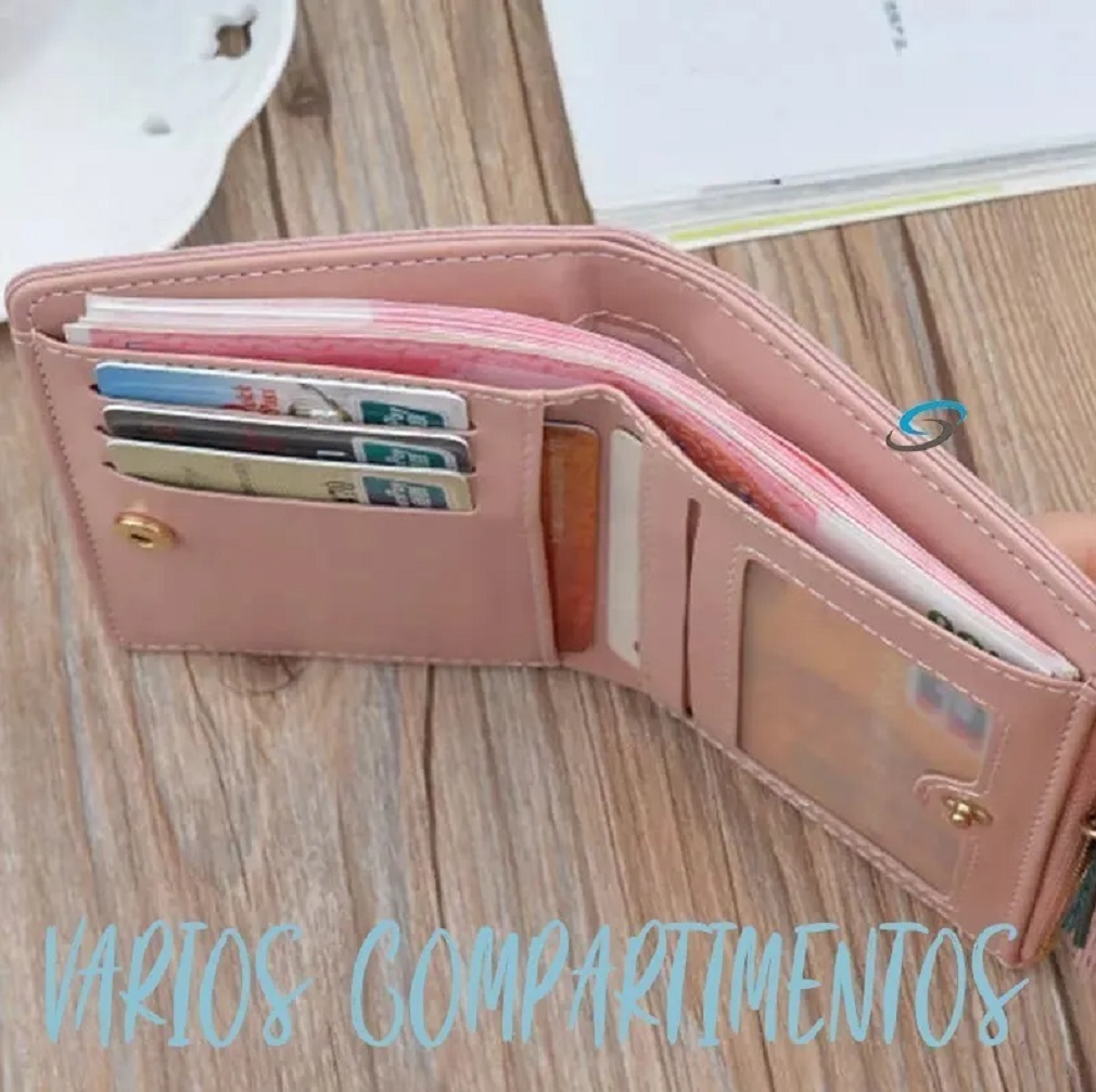 Foto 3 | Cartera para Mujer Malubero color Rosa con Llavero de Moda