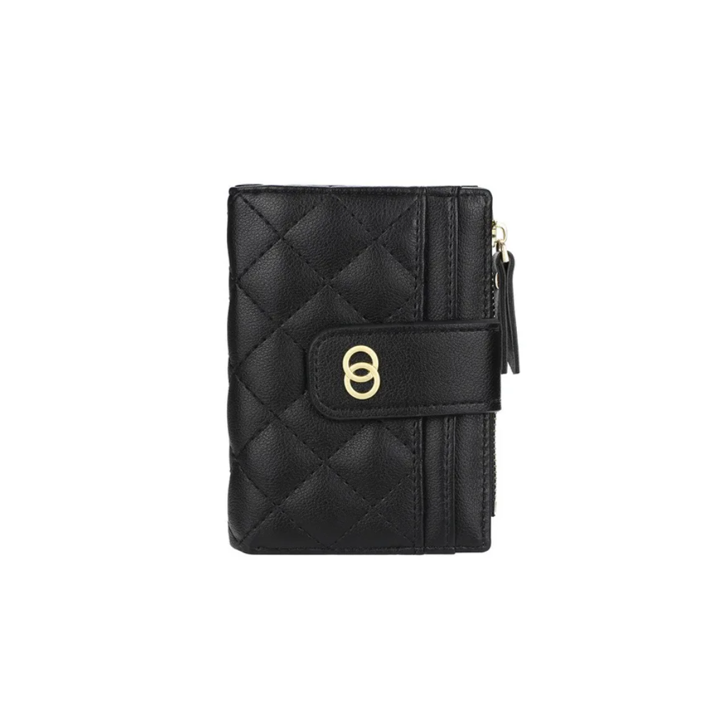 Foto 1 | Cartera Monedero Plegable con Cremallera