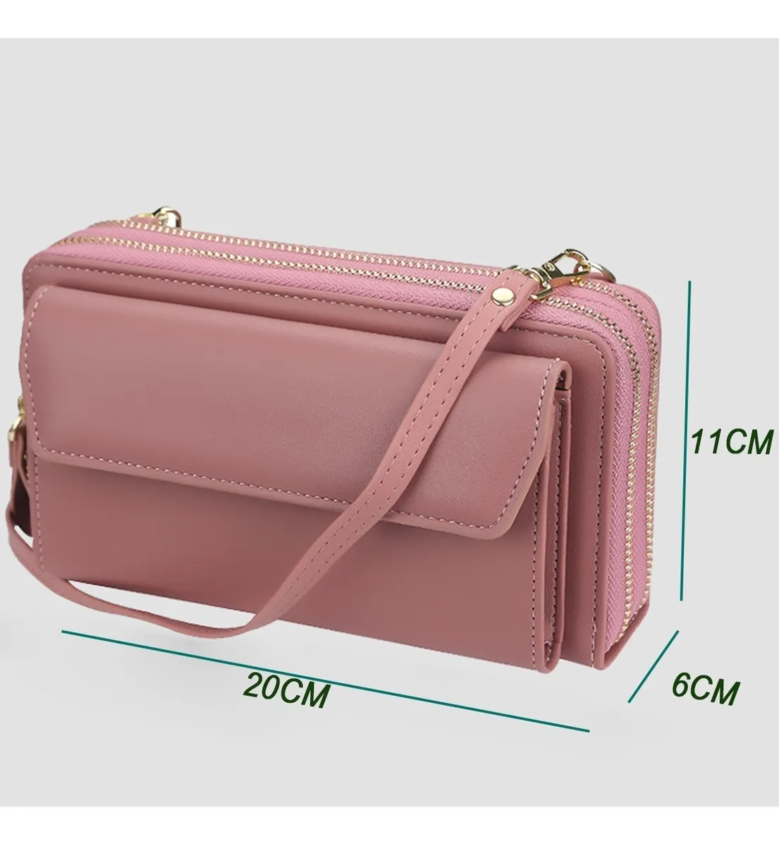 Foto 3 | Cartera Bolsa de Hombro Malubero color Rosa de Mujer
