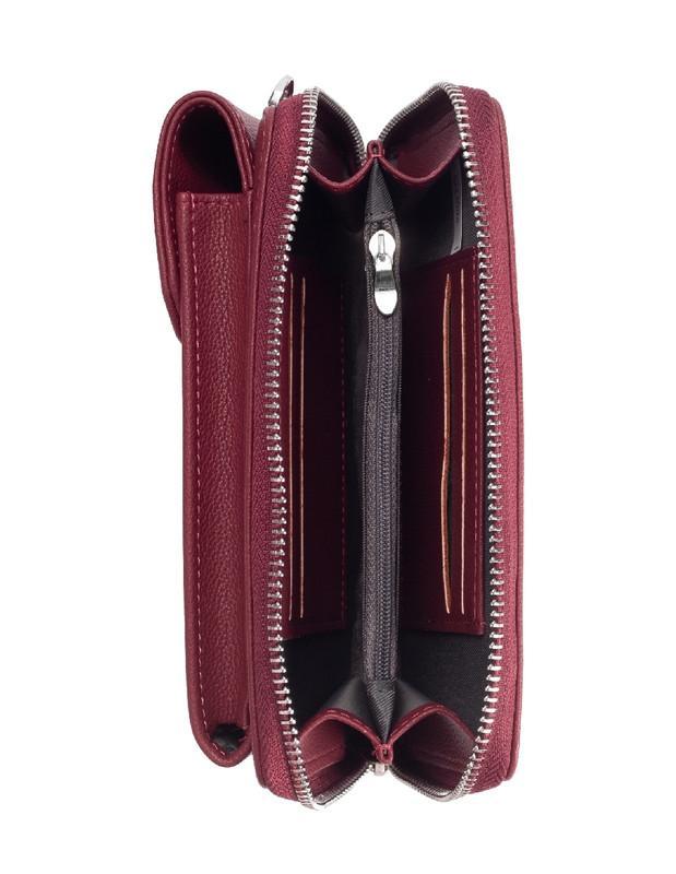 Foto 3 | Cartera Forward color Vino Tipo Piel con Correa