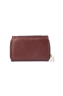 Foto 2 | Cartera A Ángelozano Kate color Marrón de Piel Grabada para Mujer
