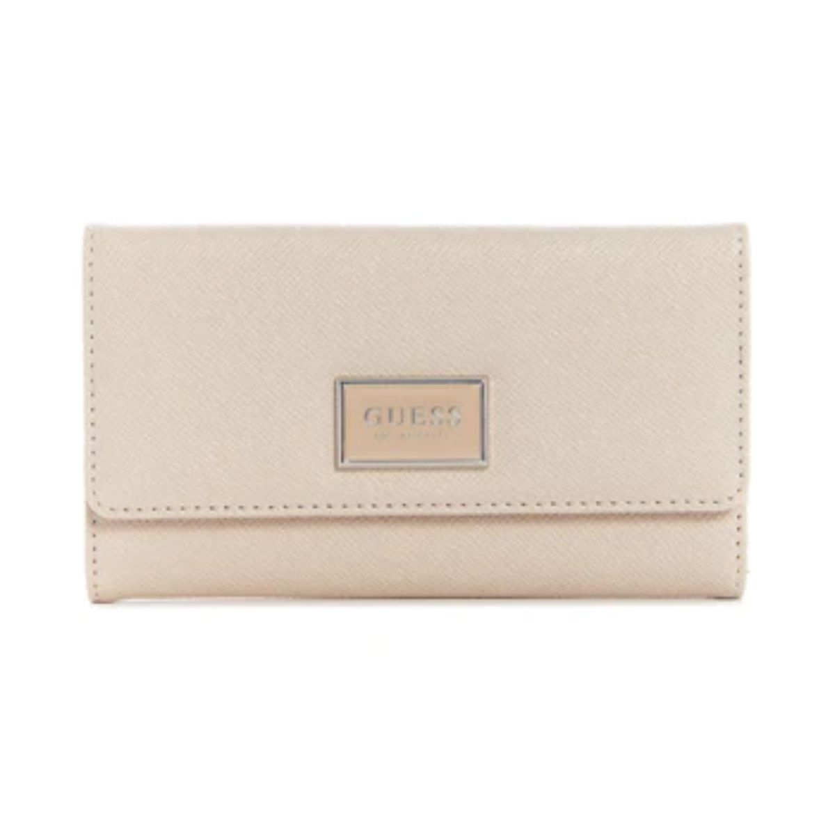 Foto 2 pulgar | Cartera Guess de Piel Sintética color Beige para Mujer