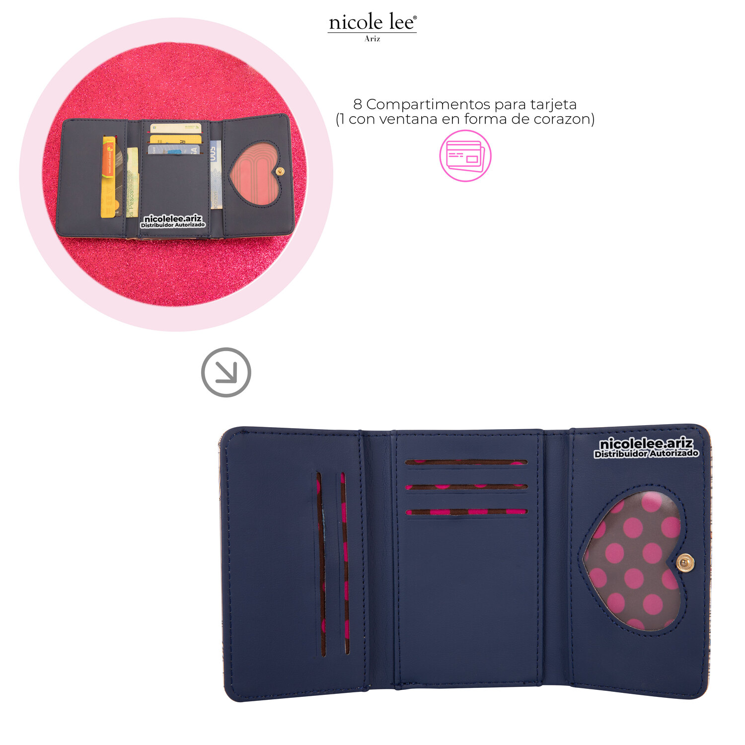Foto 7 pulgar | Cartera Nicole Lee Agustina Dreaming The City