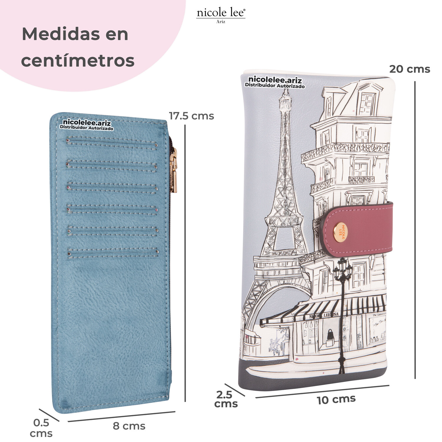 Foto 6 pulgar | Cartera Nicole Lee Amanda Multicolor