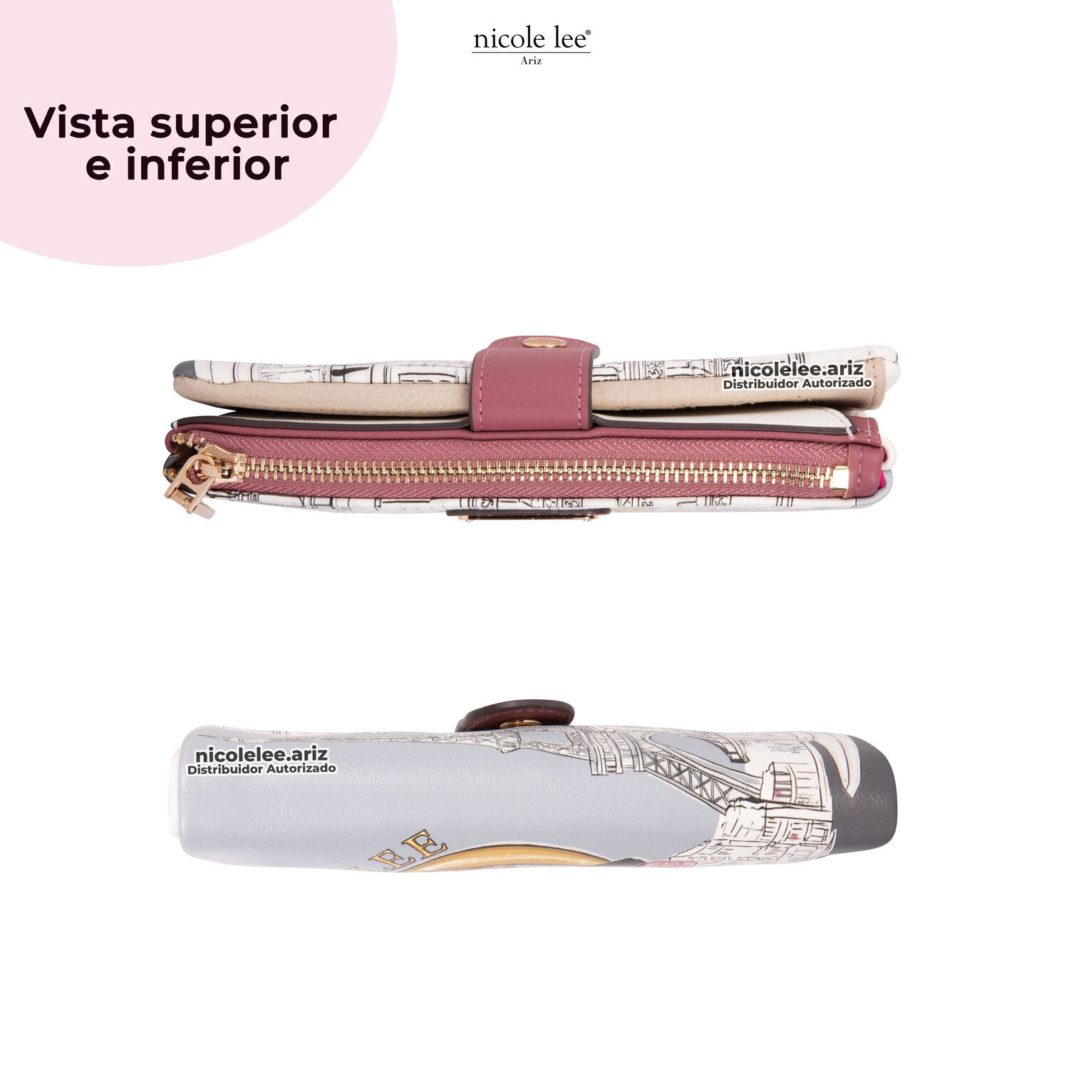 Foto 7 pulgar | Cartera Nicole Lee Amanda Multicolor