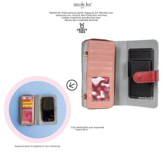 Foto 3 | Porta Celular y Reloj Nicole Lee 2 Piezas