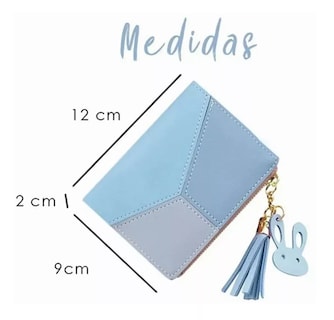 Foto 2 | Monedero Belug color Azul para Mujer