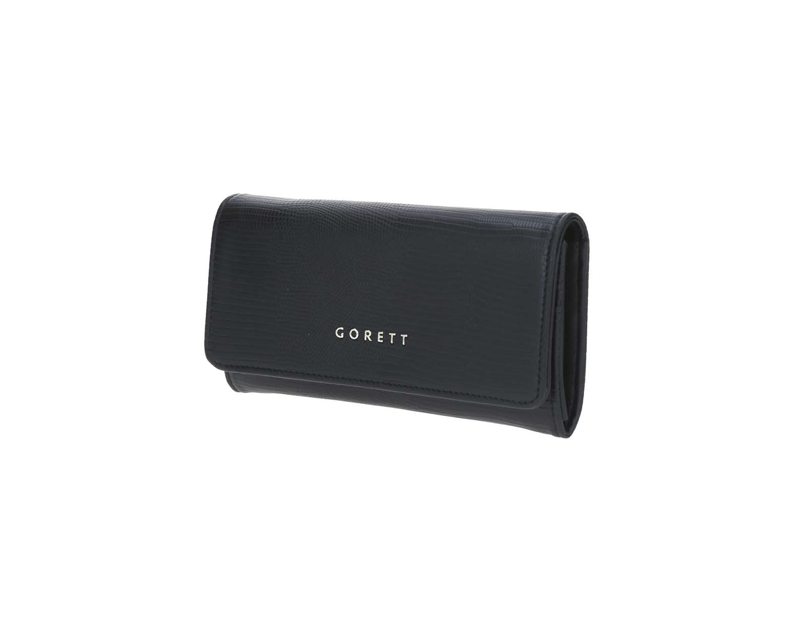 Foto 2 | Cartera de Dama Wallet Gorett Calun color Negro Grande