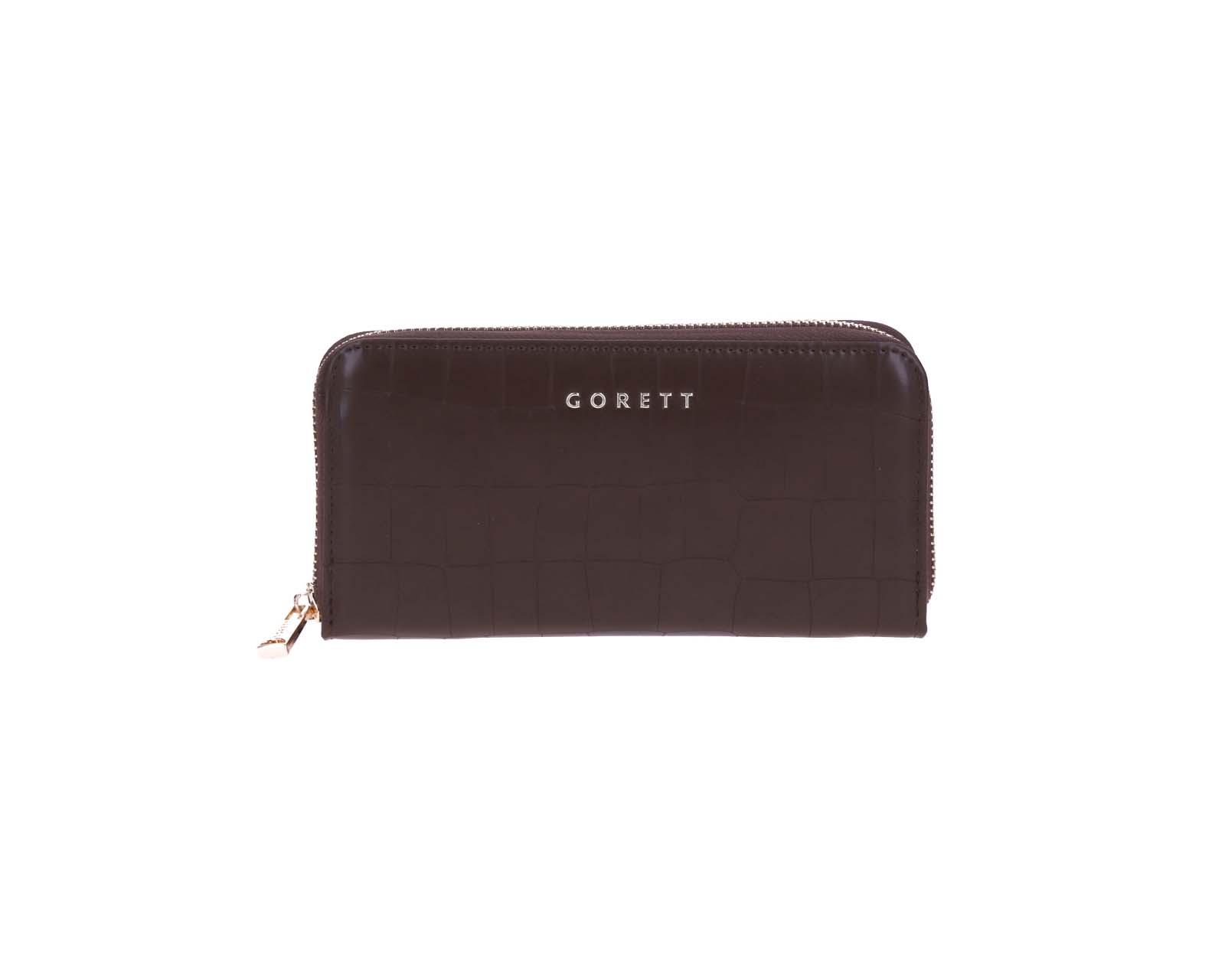 Cartera de Dama Wallet GORETT KEEM color Marrón Grande