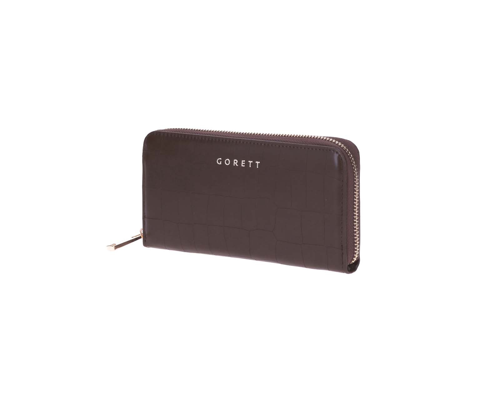Foto 2 | Cartera de Dama Wallet GORETT KEEM color Marrón Grande