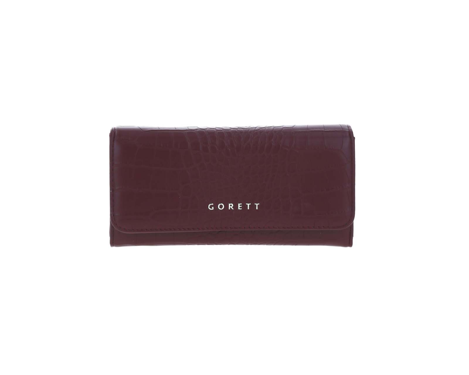 Cartera De Dama Wallet Gorett Tinto Meriel Grande