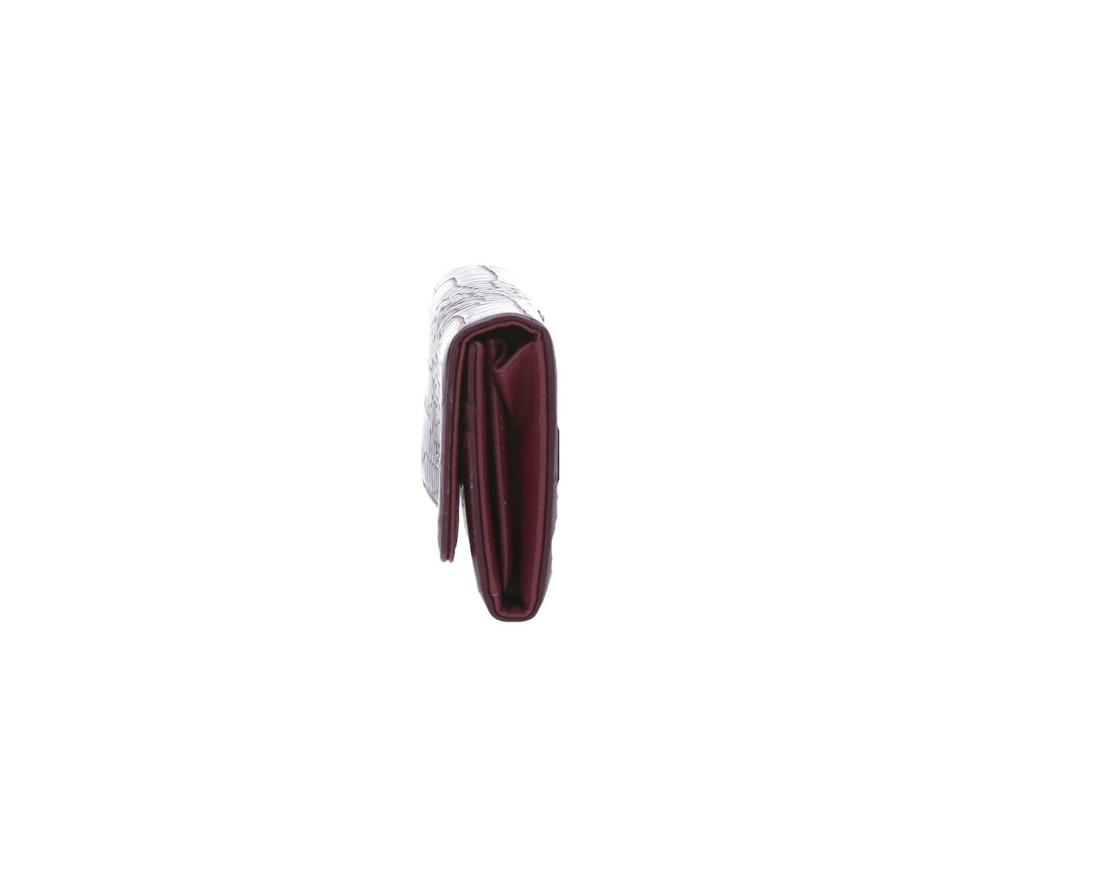 Foto 4 pulgar | Cartera De Dama Wallet Gorett Tinto Meriel Grande