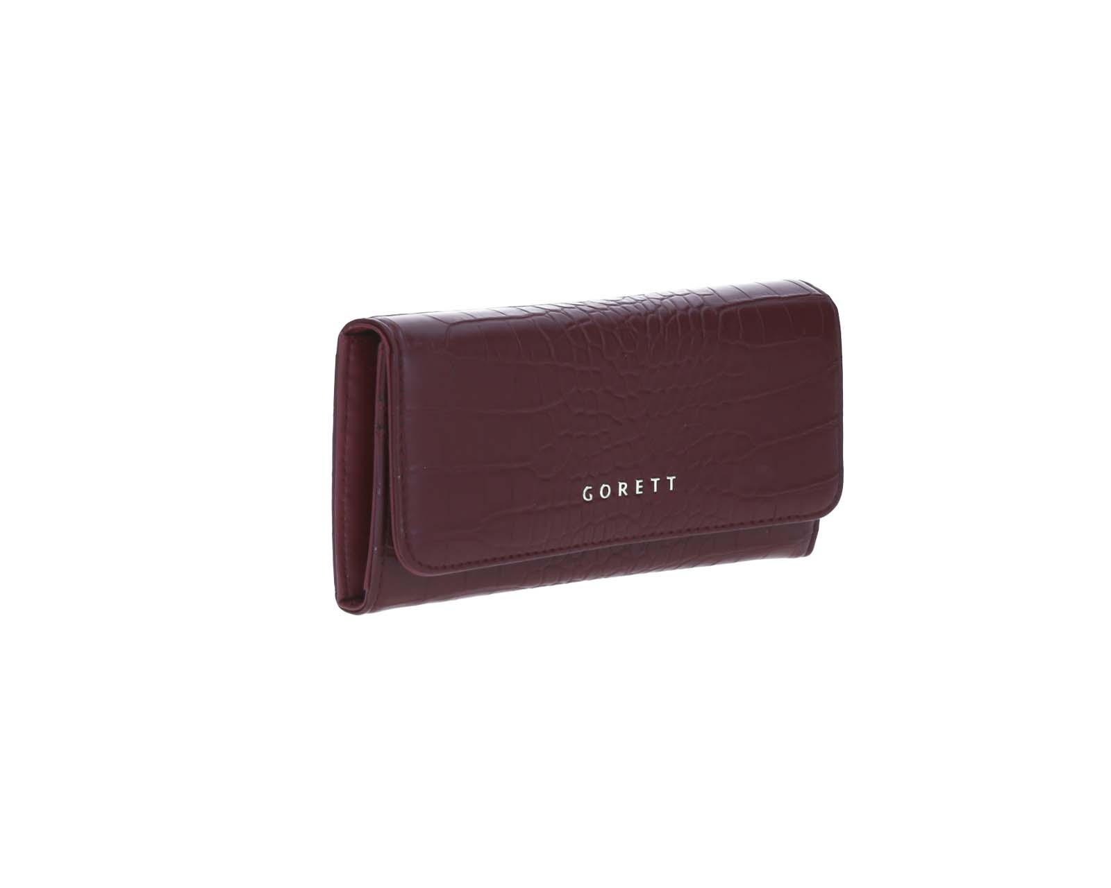 Foto 7 | Cartera De Dama Wallet Gorett Tinto Meriel Grande