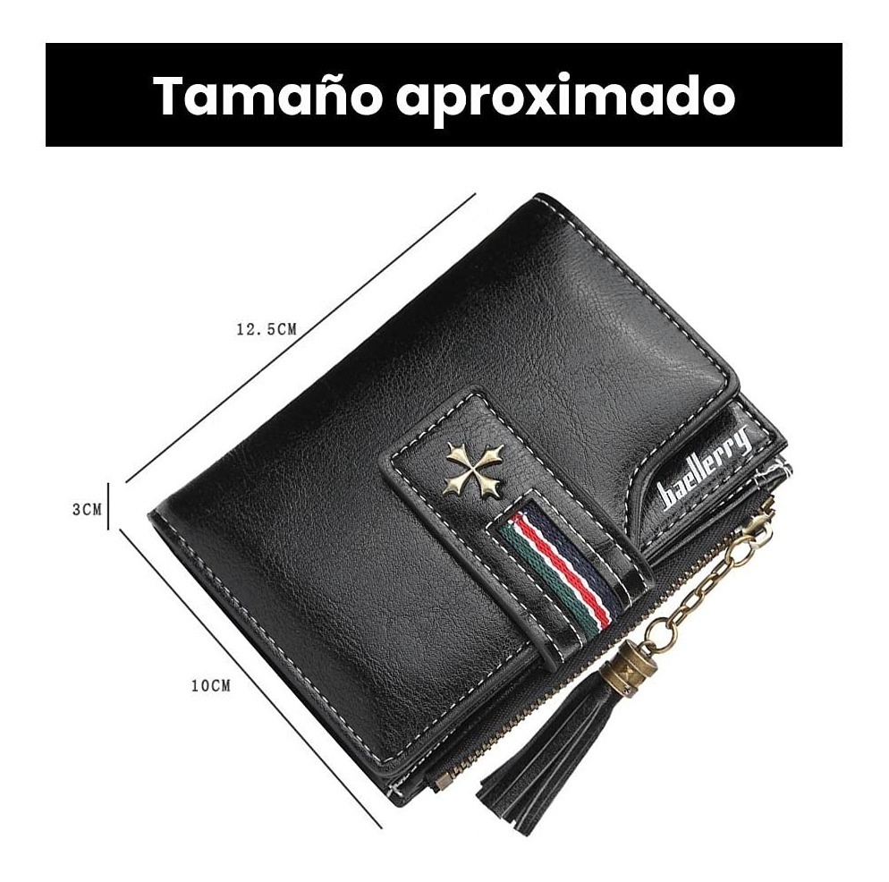 Foto 3 pulgar | Cartera Múltiples Ranuras Funbu color Negro