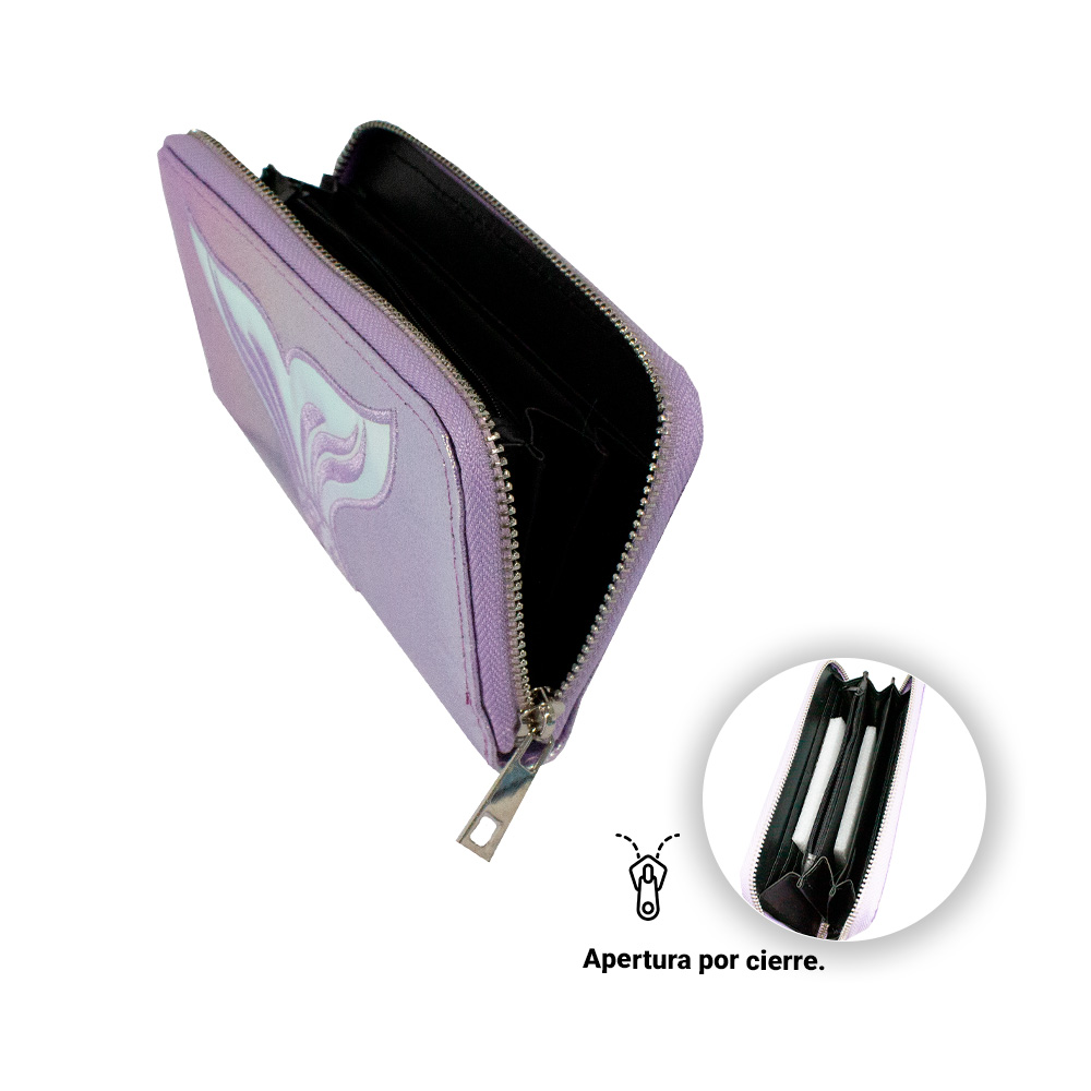 Foto 3 pulgar | Cartera Importadora La Merced FA-1113-LILA color Púrpura - Diseño de Sirena