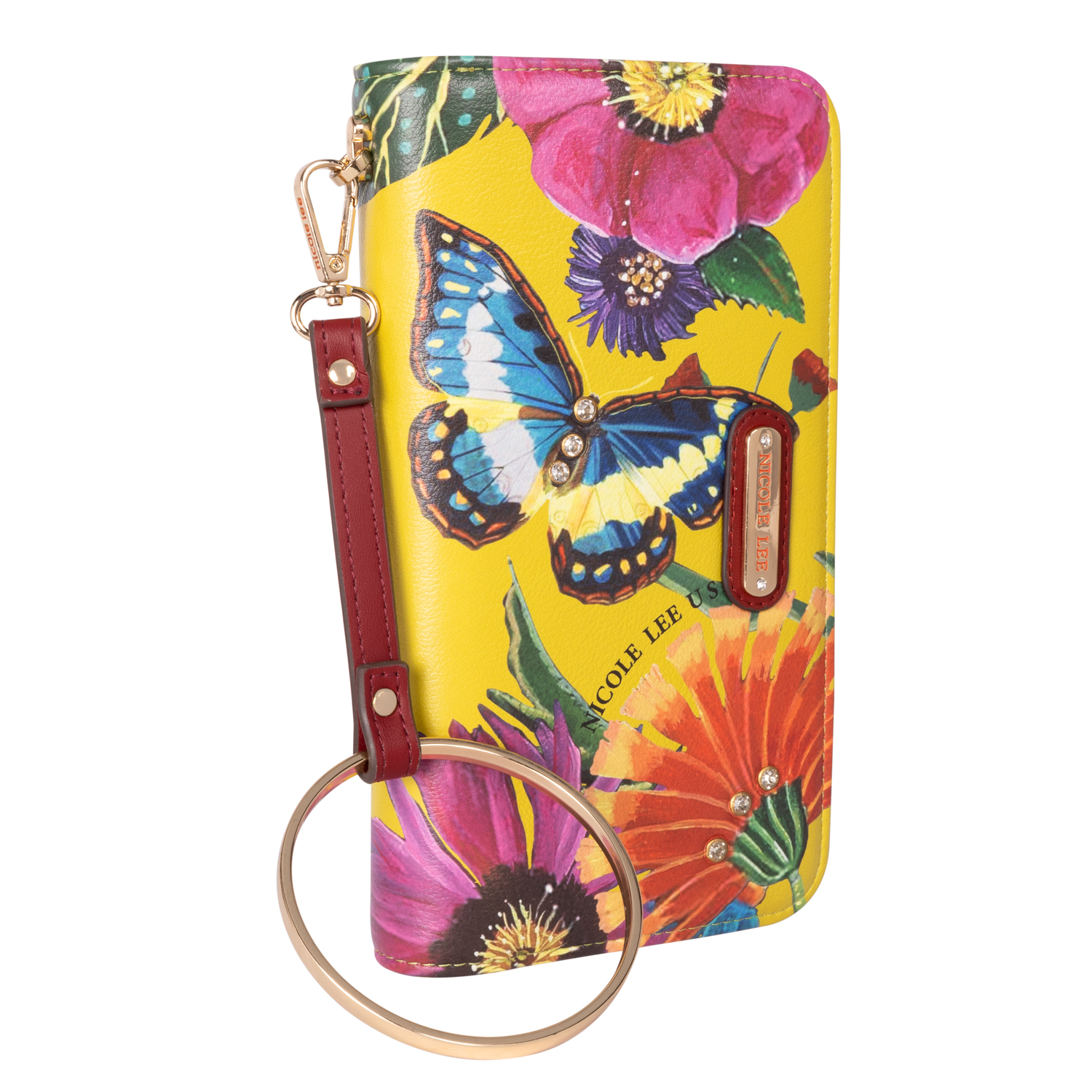 Cartera Nicole Lee con Correa Butter-Flower Multicolor
