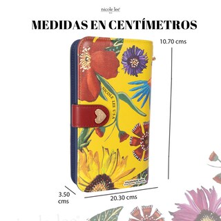 Foto 5 | Cartera Nicole Lee con Correa Butter-Flower Multicolor