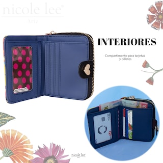 Foto 4 | Cartera Chica Nicole Lee con Tarjetero Butter-flower Mustard