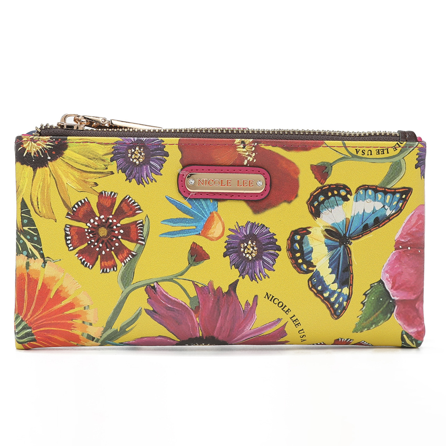 Cartera Amanda Marca Nicole Lee Flexible Butter-Flower Multicolor