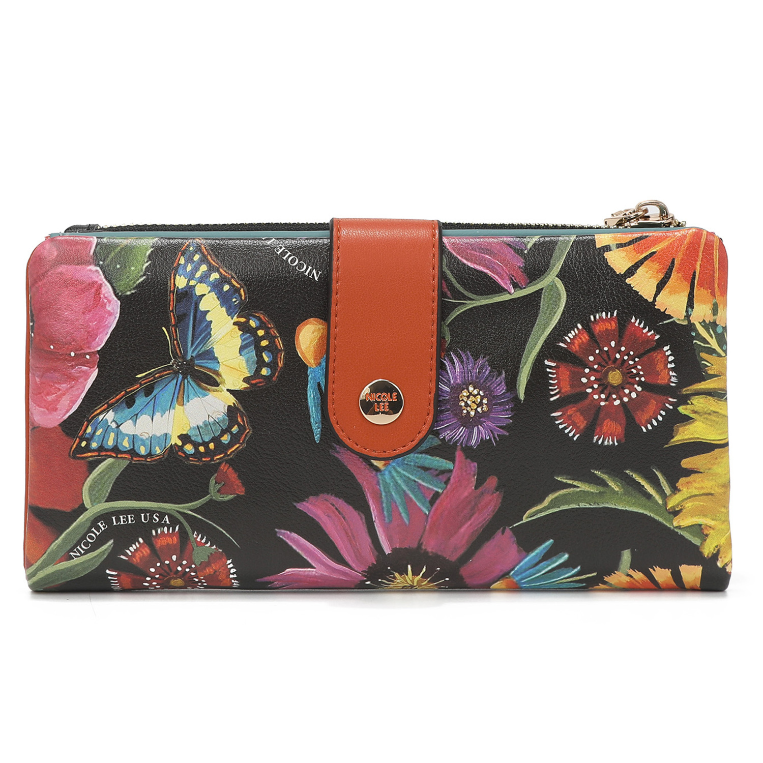 Foto 3 pulgar | Cartera Amanda Nicole Lee Flexible Butter-Flower Multicolor