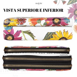 Foto 4 | Cartera Nicole Lee Demi Doble Bolsillo Butter-Flower Multicolor