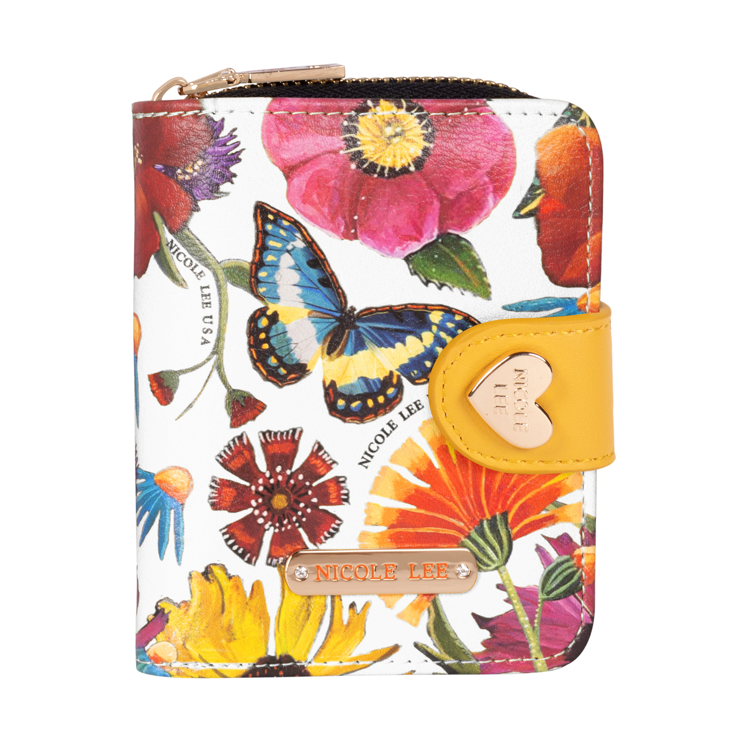 Cartera Nicole Lee con Tarjetero Butter-flower Multicolor
