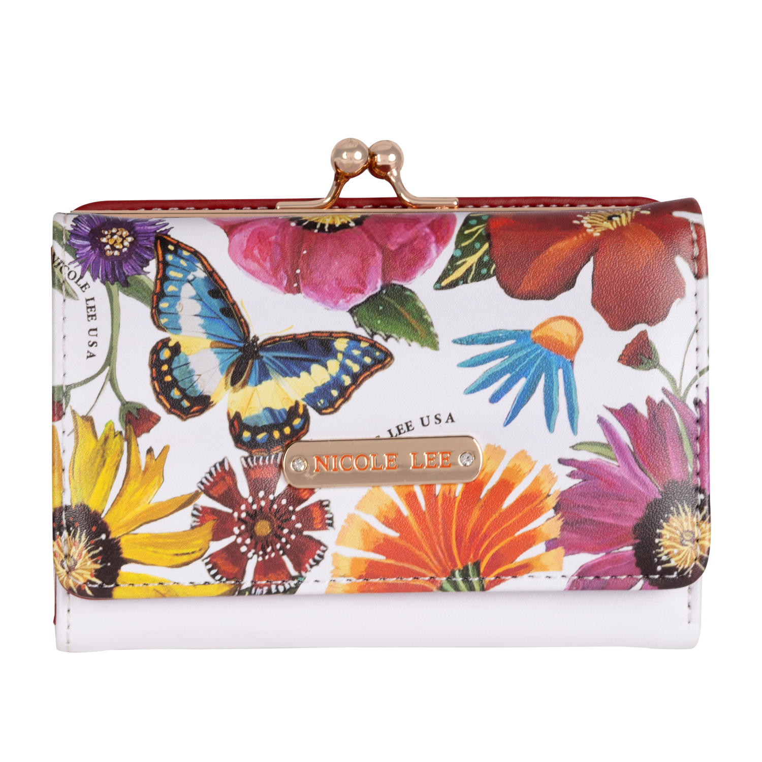 Foto 2 pulgar | Cartera Nicole Lee con Solapa Agustina Multicolor