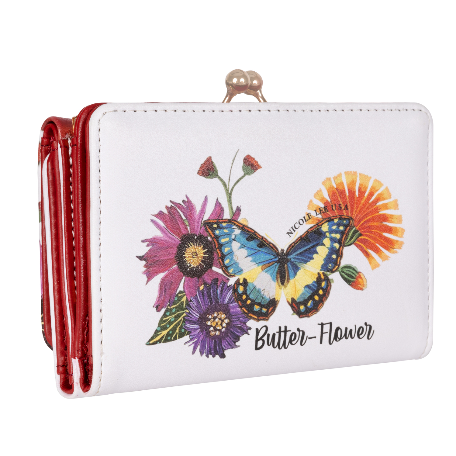 Foto 8 pulgar | Cartera Nicole Lee con Solapa Agustina Multicolor