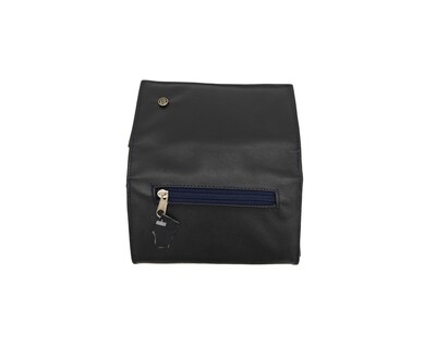 Foto 3 | Cartera En Piel Vacuno Fana Lisa Azul Marino