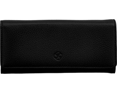Foto 1 | Cartera Para Dama Tendensi Material Piel Color Negro Angel-gl-blk