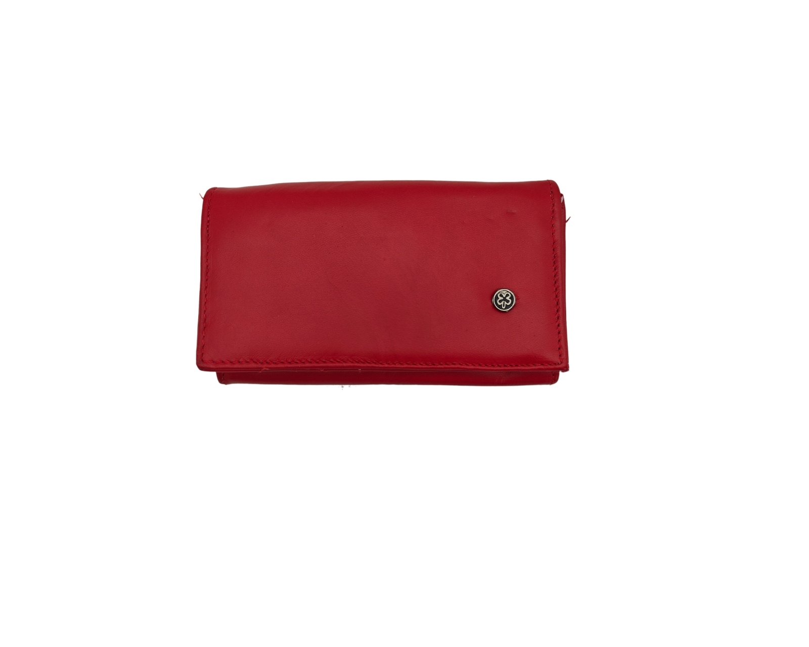Foto 1 | Cartera En Piel Vacuno Fana Lisa Rojo