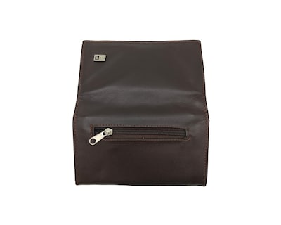 Foto 5 | Cartera En Piel Vacuno Fana Lisa Café