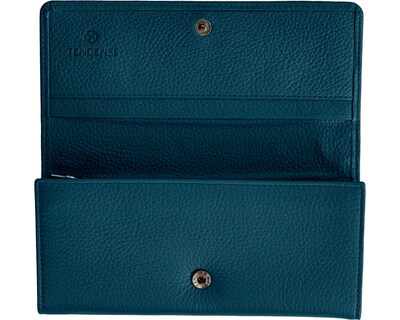 Foto 3 | Cartera Para Dama Tendensi Material Piel Color Azul Angel-gl-pbl