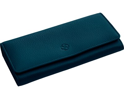 Foto 4 | Cartera Para Dama Tendensi Material Piel Color Azul Angel-gl-pbl