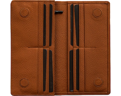 Foto 2 | Cartera de Piel Tendensi Hamburg-gl-tan color Marrón para Dama