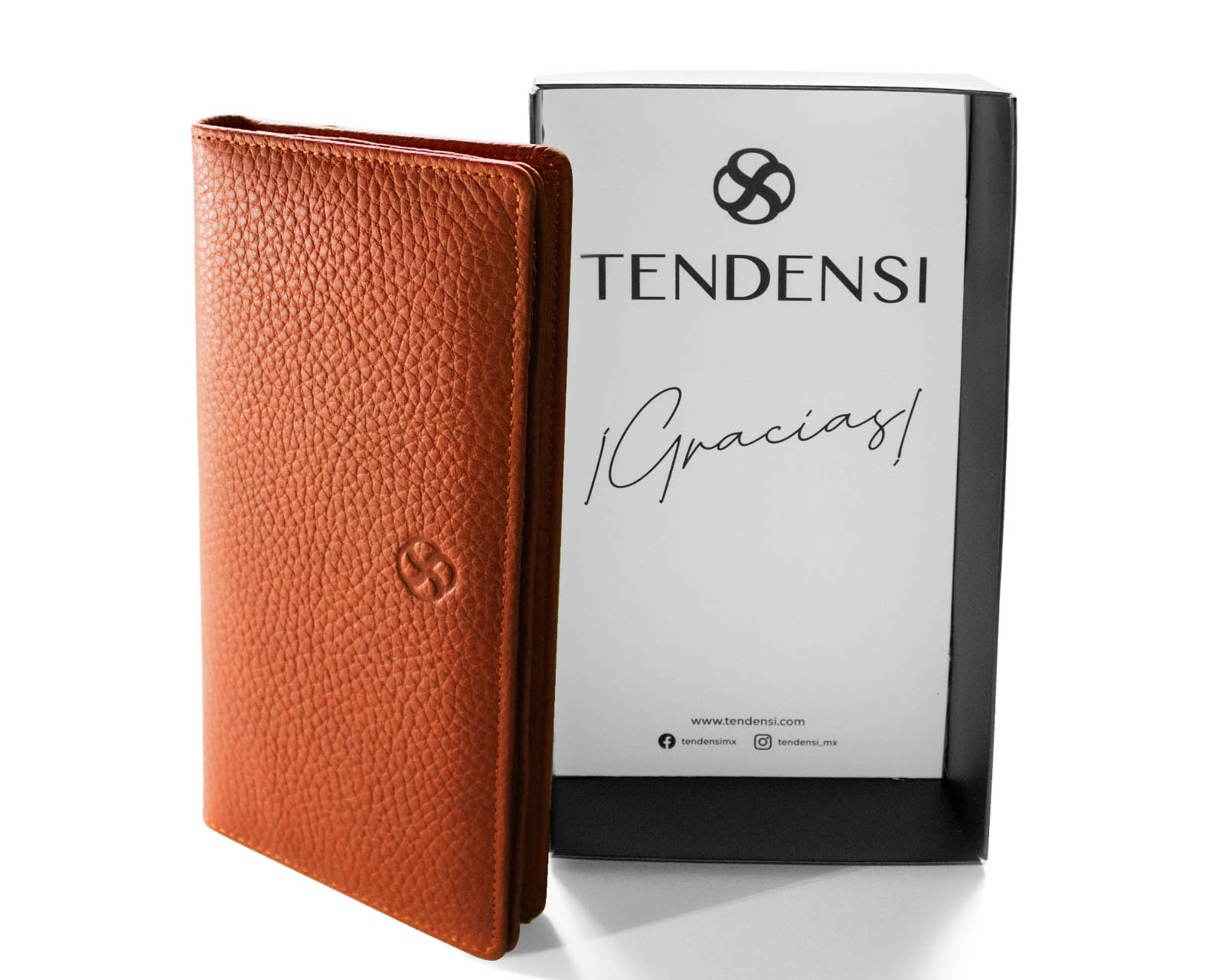Foto 4 | Cartera de Piel Tendensi Hamburg-gl-tan color Marrón para Dama