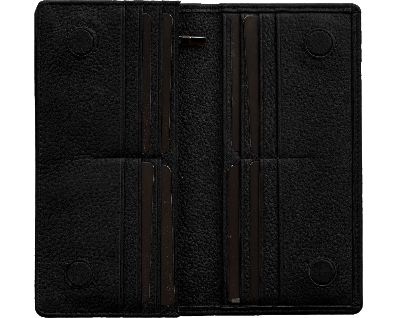 Foto 2 | Cartera de Piel Tendensi Hamburg-gl-blk color Negro para Dama
