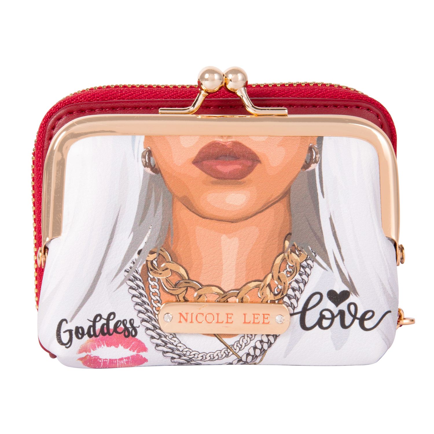 Cartera Manuela Marca Nicole Lee Con Tarjetero Goddess Of Love