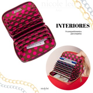 Foto 3 | Cartera Manuela Marca Nicole Lee Con Tarjetero Goddess Of Love