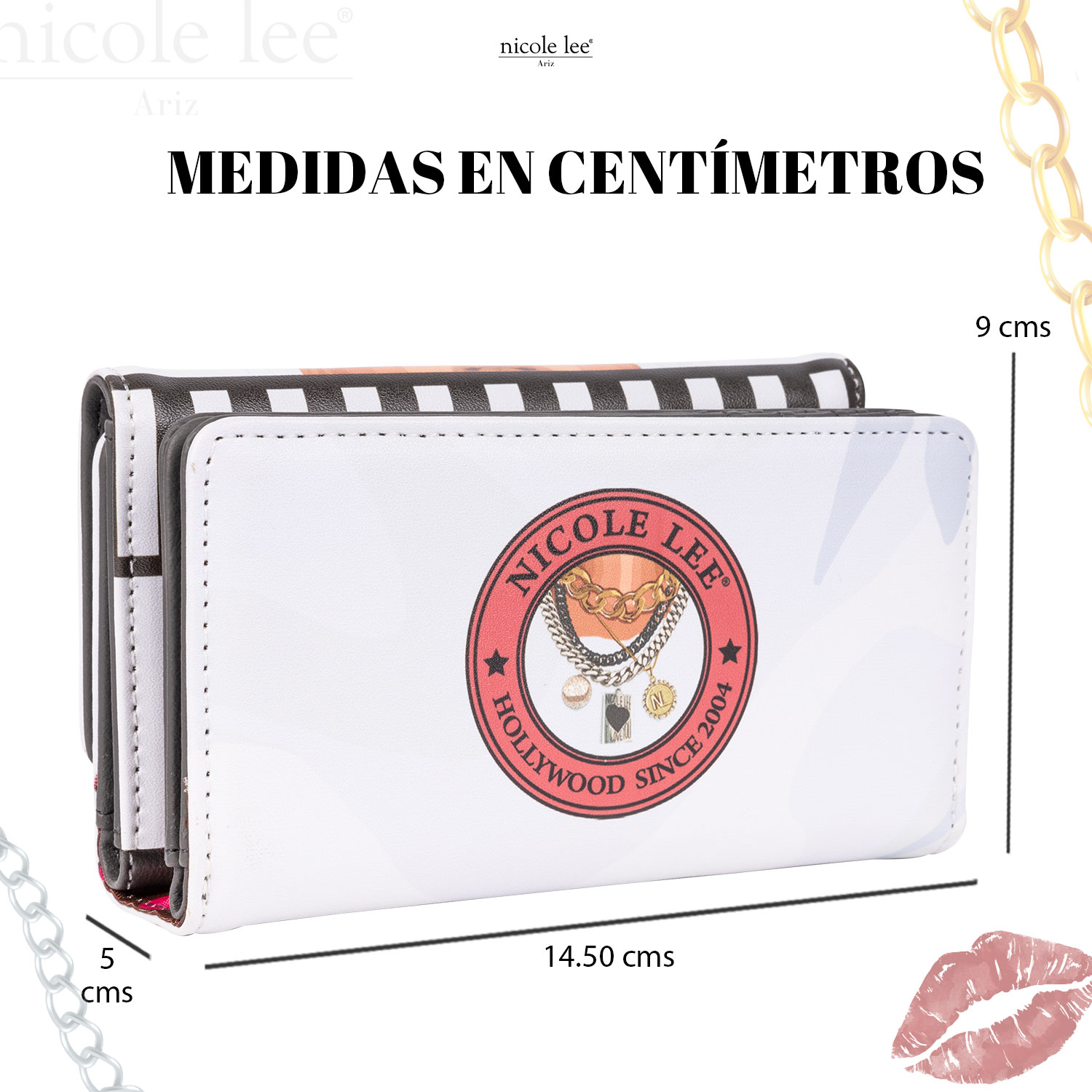 Foto 6 pulgar | Cartera Marca Nicole Lee Silvana Goddess Of Love